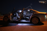 LED Innenraumbeleuchtung SET passend für Audi A8 D3 4E Limousine - Cool-White