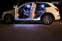 LED Innenraumbeleuchtung SET passend für Audi Q5 8R SUV  - Cool-White