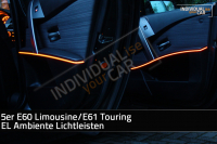 EL Ambiente Lichtleiste Ambientebeleuchtung passend für BMW 5er E60/E61 - Türen