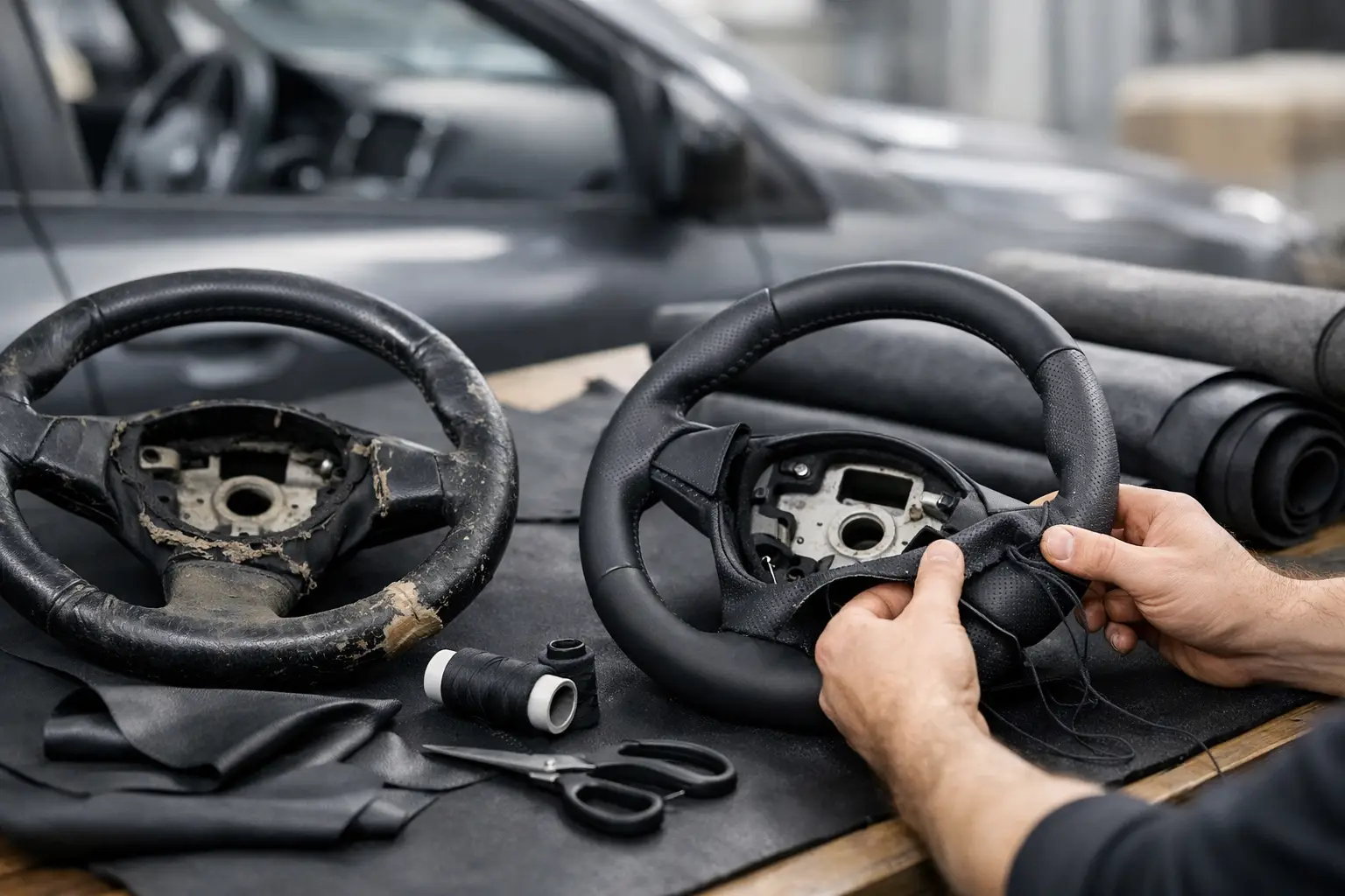 Lenkrad neu beziehen - Kosten realistisch
