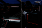 Preview: EL Ambiente Lichtleiste Ambientebeleuchtung passend für Audi A4 B6 - Komplettset