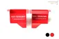 Preview: 3er F30 F31 Air Scoops Rot Schwarz