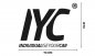 Preview: Aufkleber "IYC" Logo" - Plott Konturschnitt