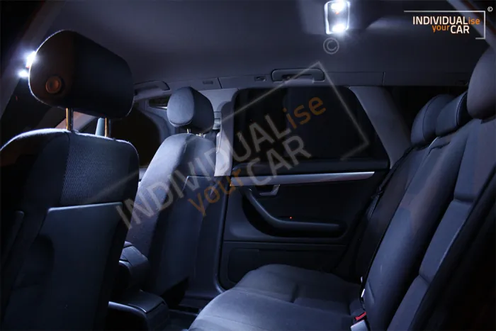 ZESTAW oświetlenia wnętrza LED do Audi A4 B6 Avant