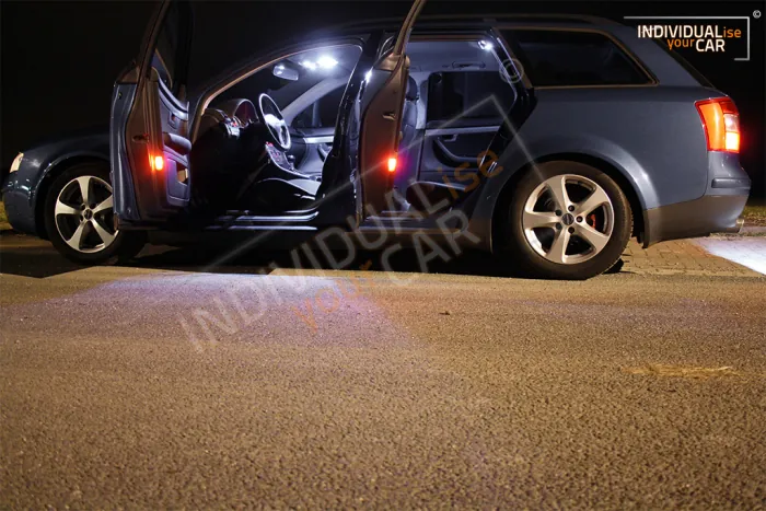 ZESTAW oświetlenia wnętrza LED do Audi A4 B6 Avant