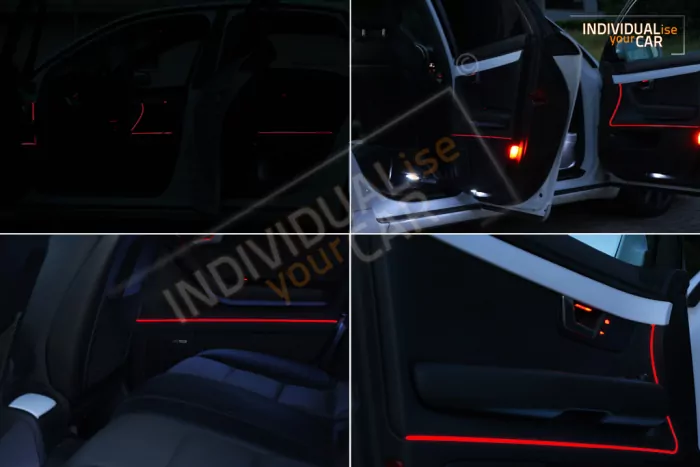 EL Ambiente Lichtleiste Ambientebeleuchtung für Audi A4 B6 - Türen