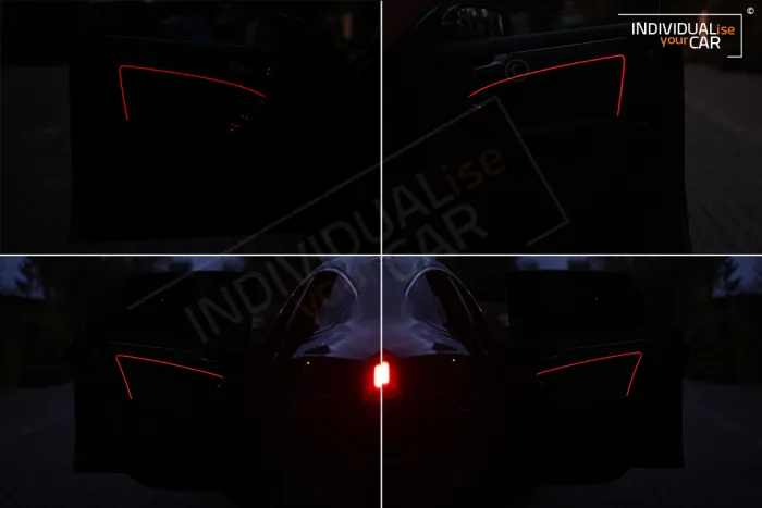 EL Ambiente Lichtleiste Ambientebeleuchtung für Audi A5 8T Sportback - Türen