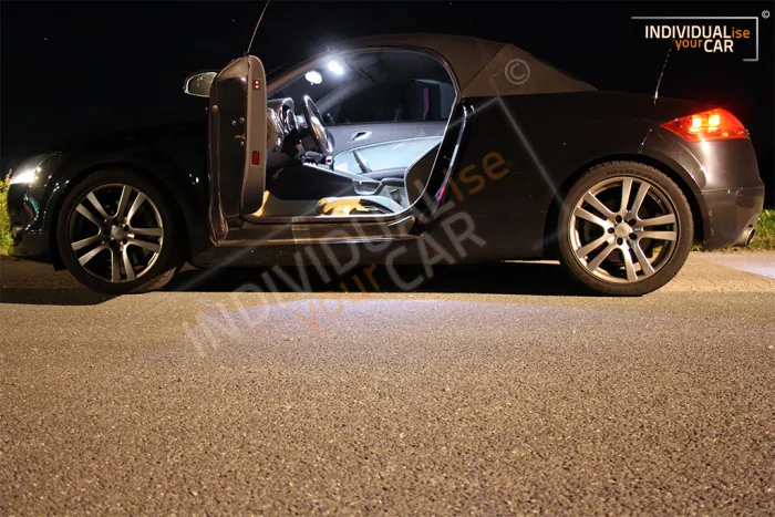 Kit d'éclairage intérieur LED pour Audi TT 8J Roadster