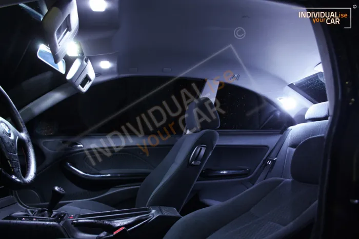 Zestaw oświetlenia wnętrza LED pasujący do BMW Serii 3 E46 Coupé