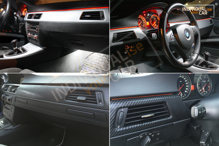 3 Series E90 E91 E92 E93 without GPS Dashboard EL Ambience Light Strip