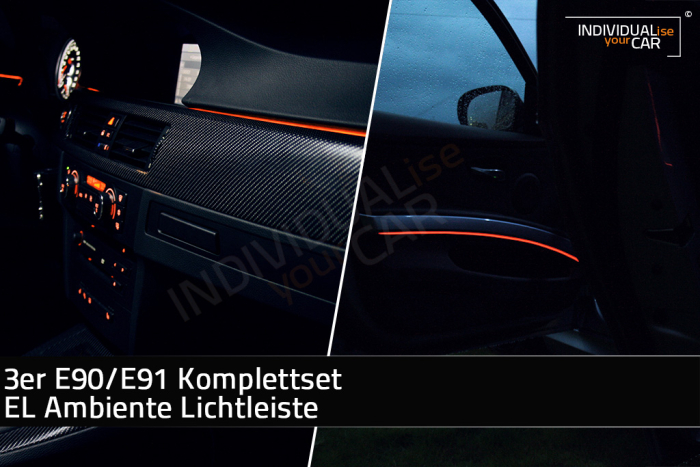 EL Ambience Light for BMW 3 Series E90 E91 - complete set