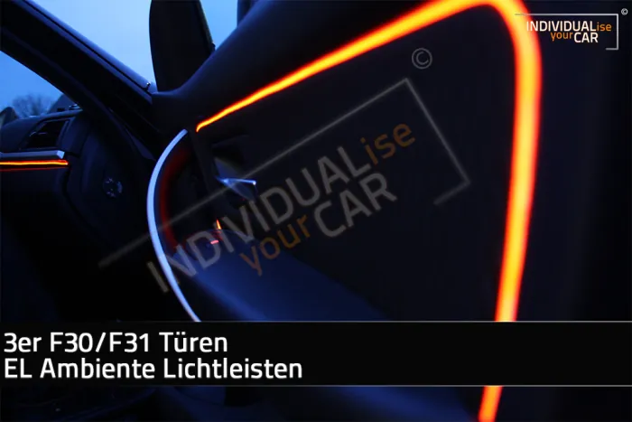 EL Ambiente Lichtleiste Ambientebeleuchtung für BMW 3er F30/F31 - Türen