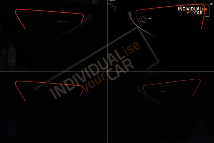 EL Ambiente Lichtleiste Ambientebeleuchtung für BMW 3er F30/F31 - Türen