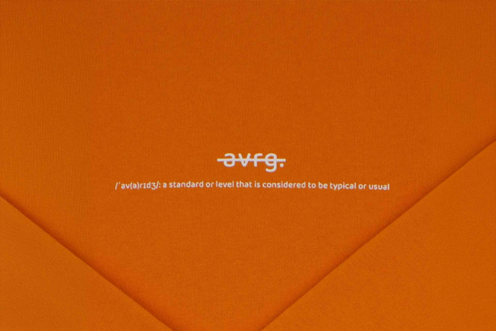 Sweatshirt avrg.® "Classic" – Sunset Orange