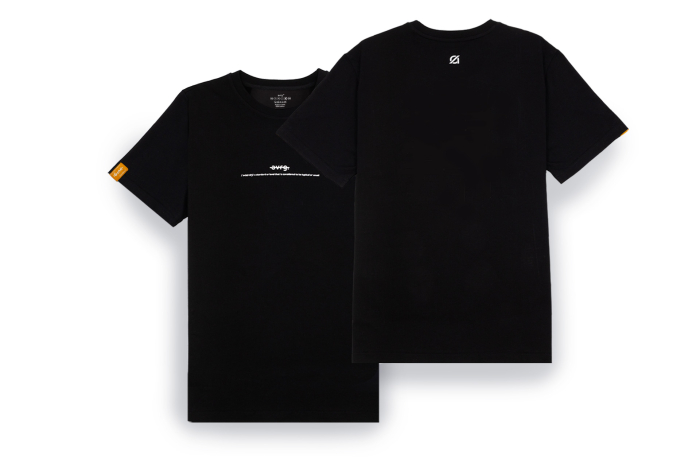 T-Shirt avrg.® "Identity" schwarz