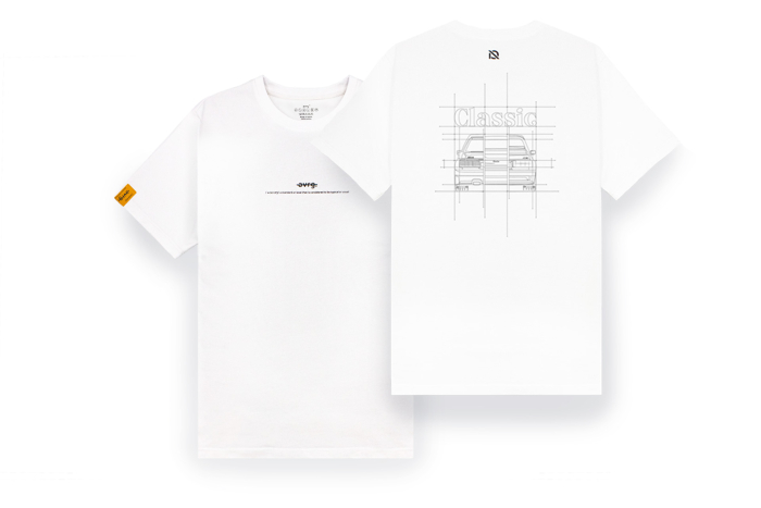 T-shirt avrg.® "Classic" white