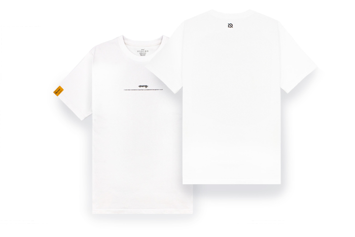 T-Shirt avrg.® "Identity" weiß