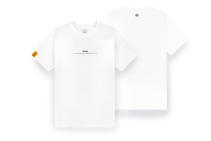 T-Shirt avrg.® "Identity" weiß