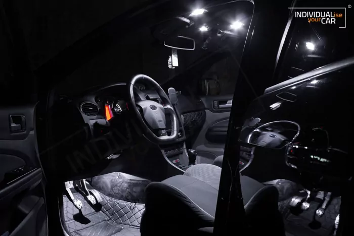 IYC - LED Innenraumbeleuchtung SET für Ford Focus MK2 ST - Pure-White
