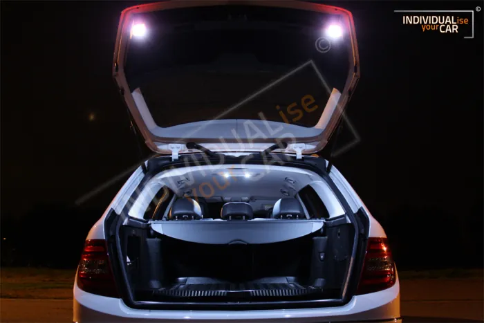 Zestaw oświetlenia LED do wnętrza odpowiedni dla Mercedes-Benz Klasy C S204 Kombi