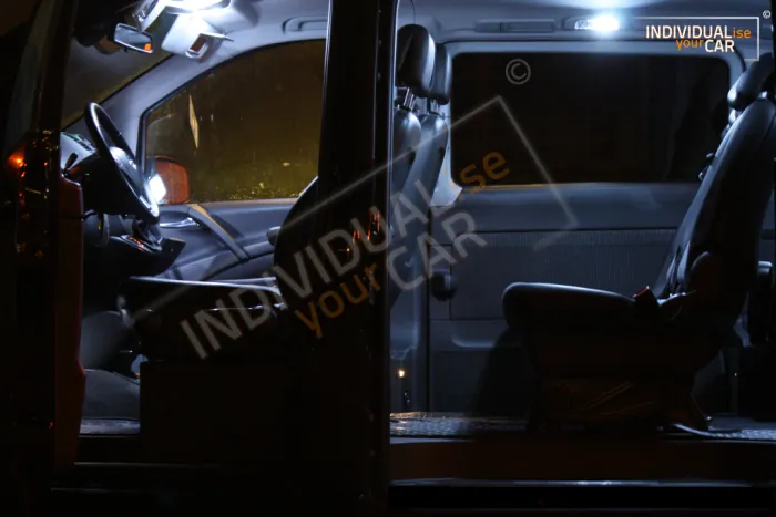 Zestaw oświetlenia wnętrza LED pasujący do Mercedes-Benz Klasy V Viano W639