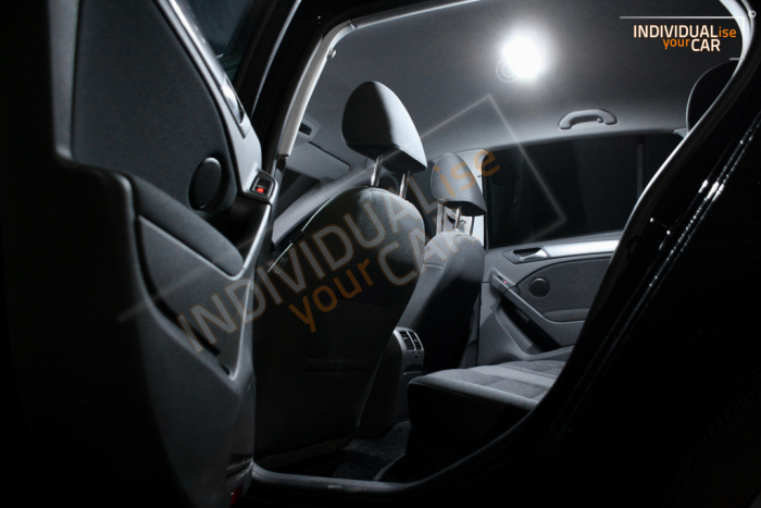 LED Innenraumbeleuchtung SET passend für VW Golf 6 5-Türer - Pure-White