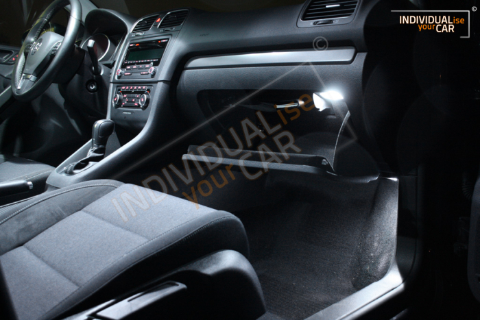 LED Innenraumbeleuchtung SET passend für VW Golf 6 5-Türer - Pure-White
