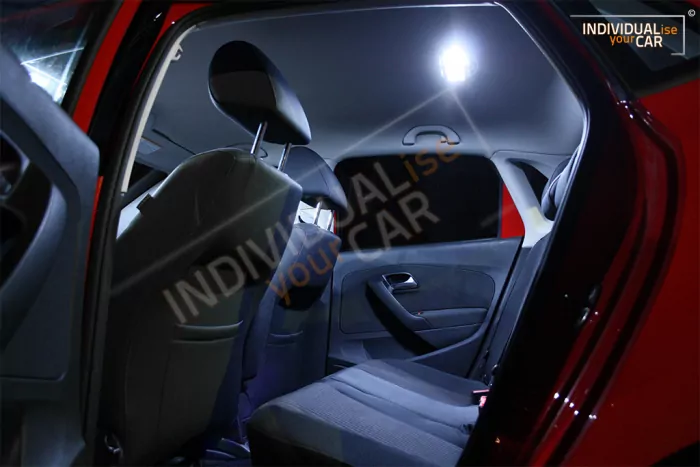 LED Innenraumbeleuchtung SET für VW Polo 6R 5-Türer - Cool-White