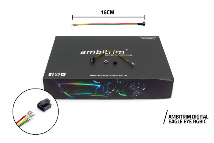 ambitrim Digital RGBIC Ambientebeleuchtung Eagle Eye