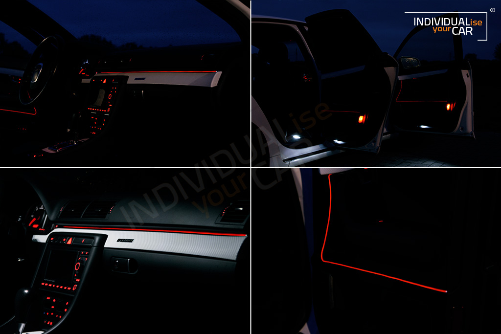 film At opdage Bortset IYC - EL Ambience Light for Audi A4 B7 - complete set