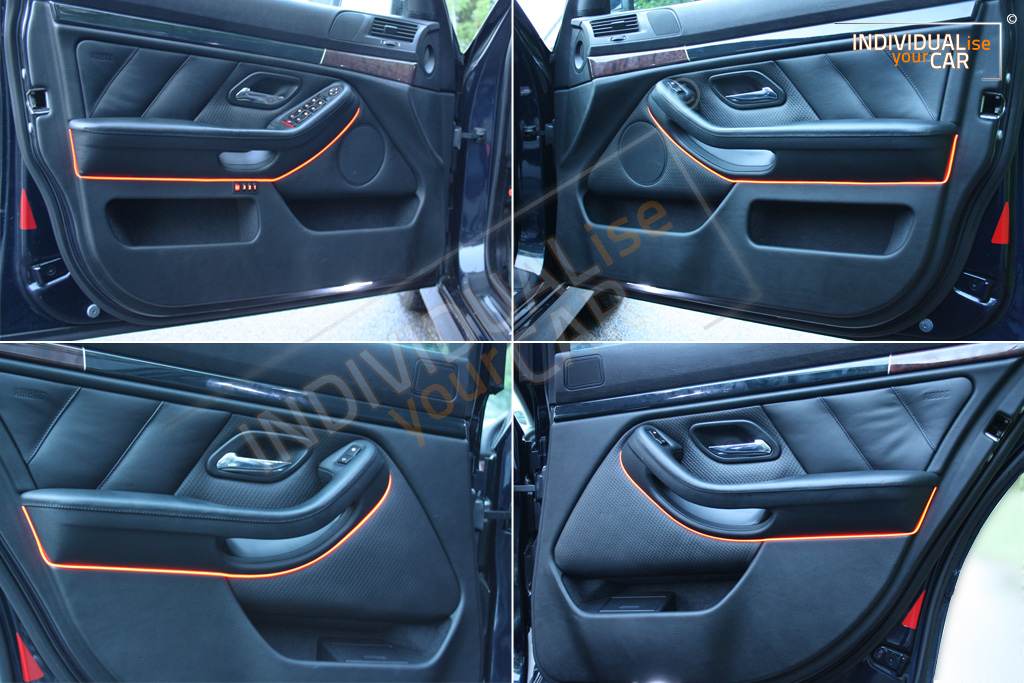 IYC - EL Ambiente Lichtleiste Ambientebeleuchtung für Türen 5er E39  Limousine/Touring