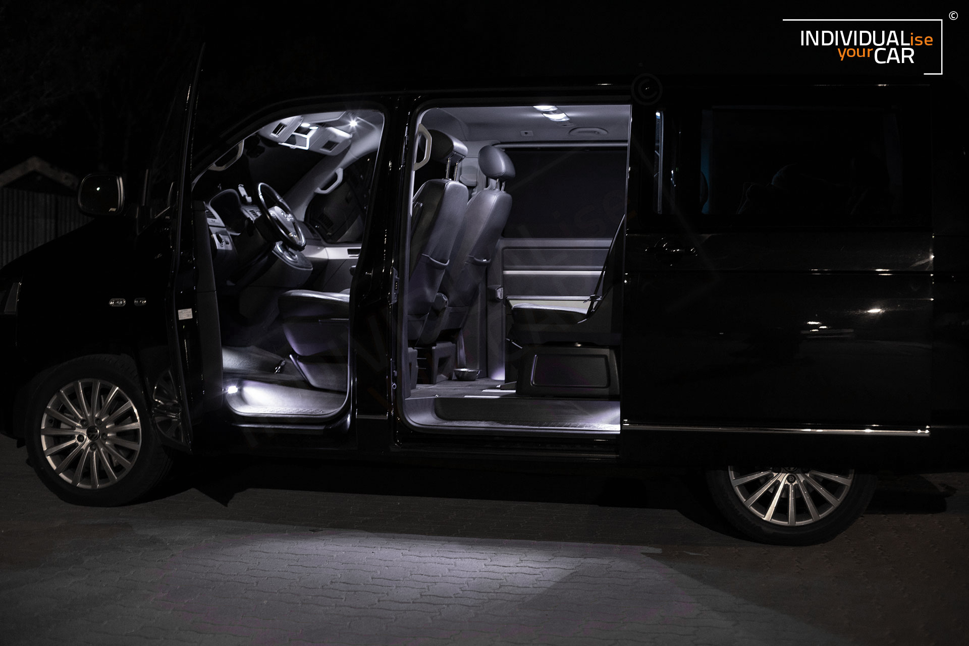 VW T5 Multivan - 34 LED SMD - Innenraumbeleuchtung Komplettset  Innenbeleuchtung