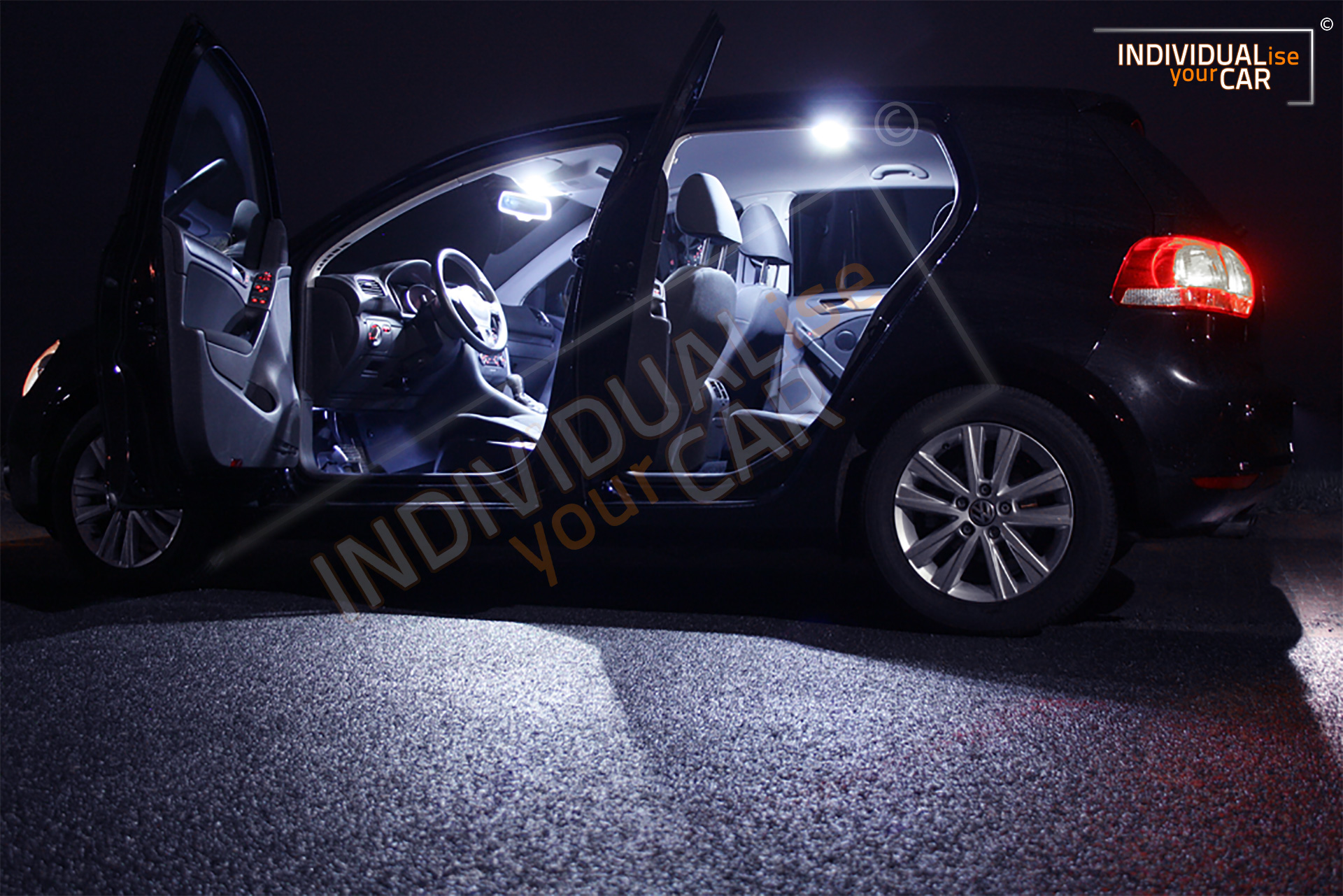 IYC - LED Innenraumbeleuchtung SET für VW Golf 6 5-Türer - Cool-White