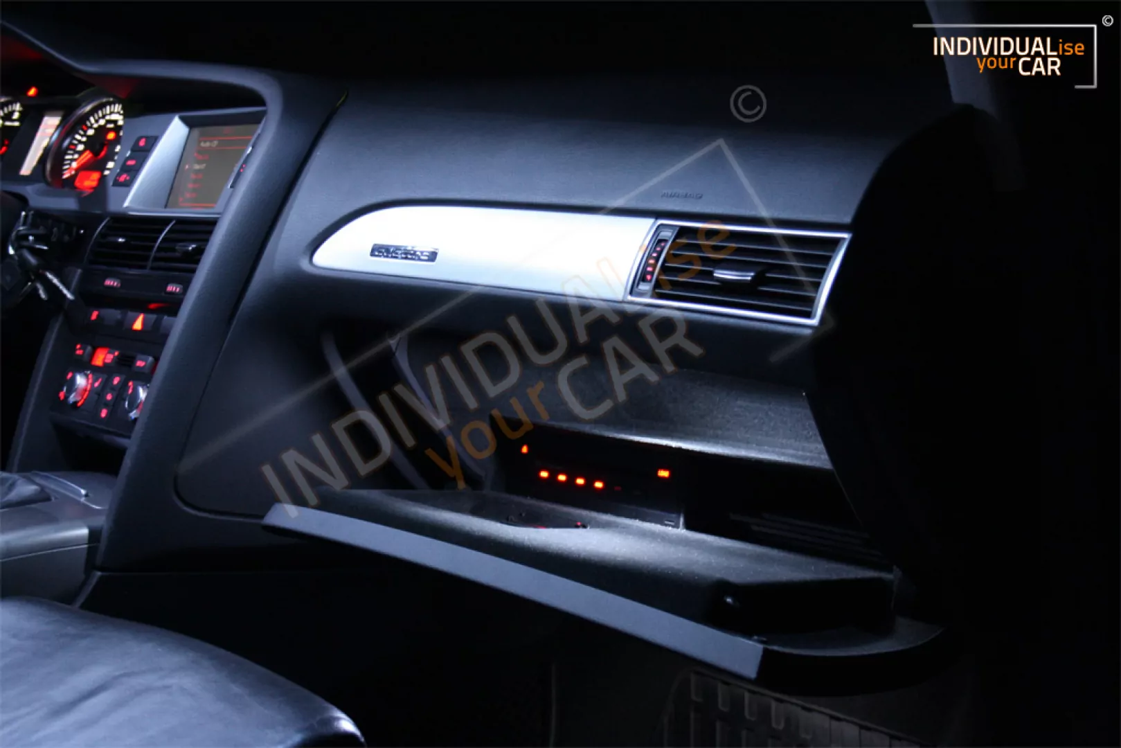 SMD LED Innenraumbeleuchtung Audi A6 C6 4F Avant pink Innenbeleuchtung S6 Kombi 