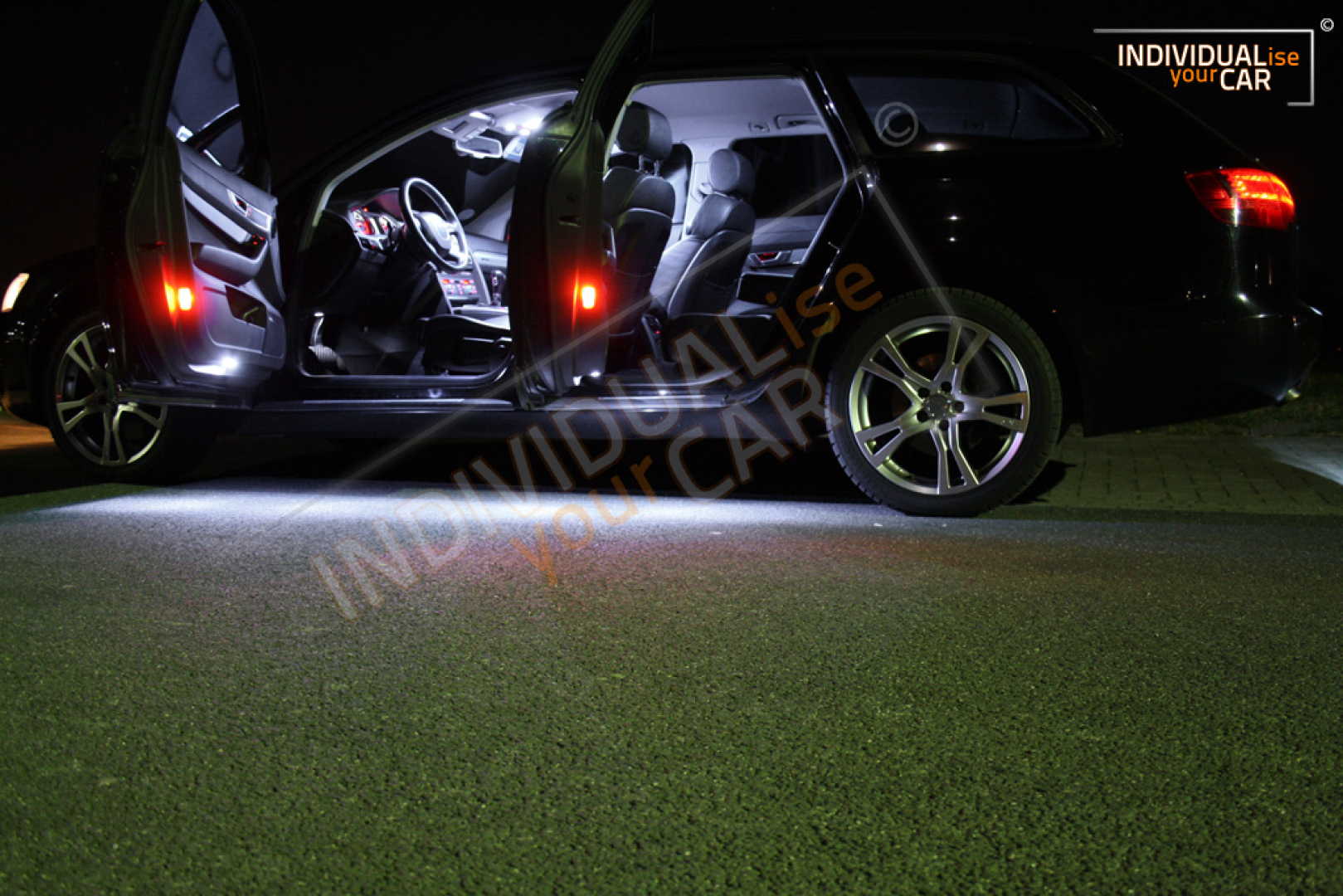 thumbnail image 2 of Premium 14-Piece LED Interior Light Kit For Audi A6 C6 - Canbus Error-Free, Cool White 6000K 2 of 11