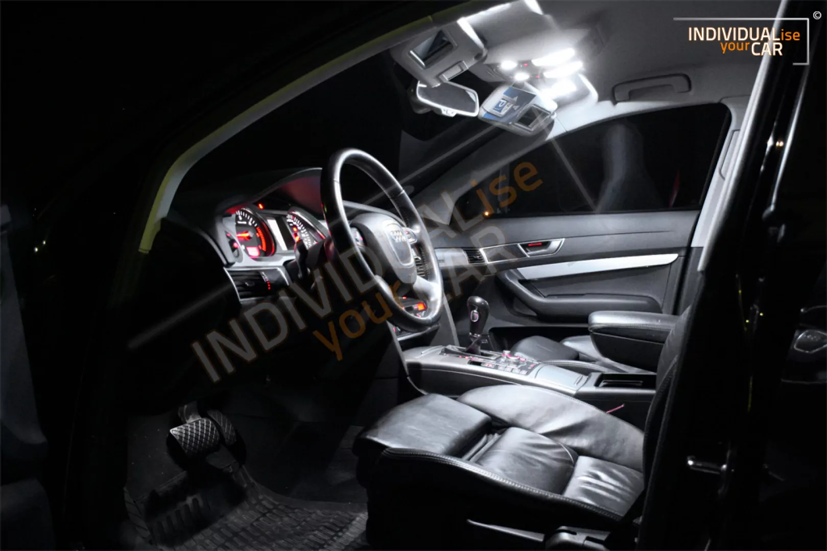 SMD LED Innenraumbeleuchtung Audi A6 C6 4F Avant orange Innenlicht S6 Kombi Set 