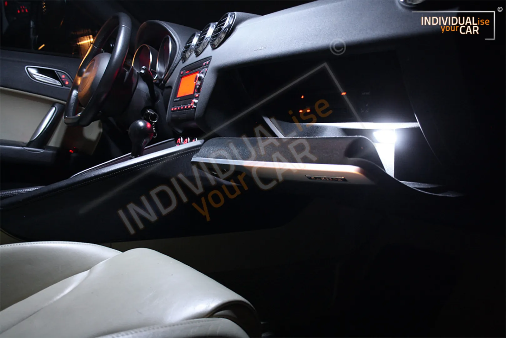 Kit d'éclairage intérieur LED pour Audi TT 8J Roadster