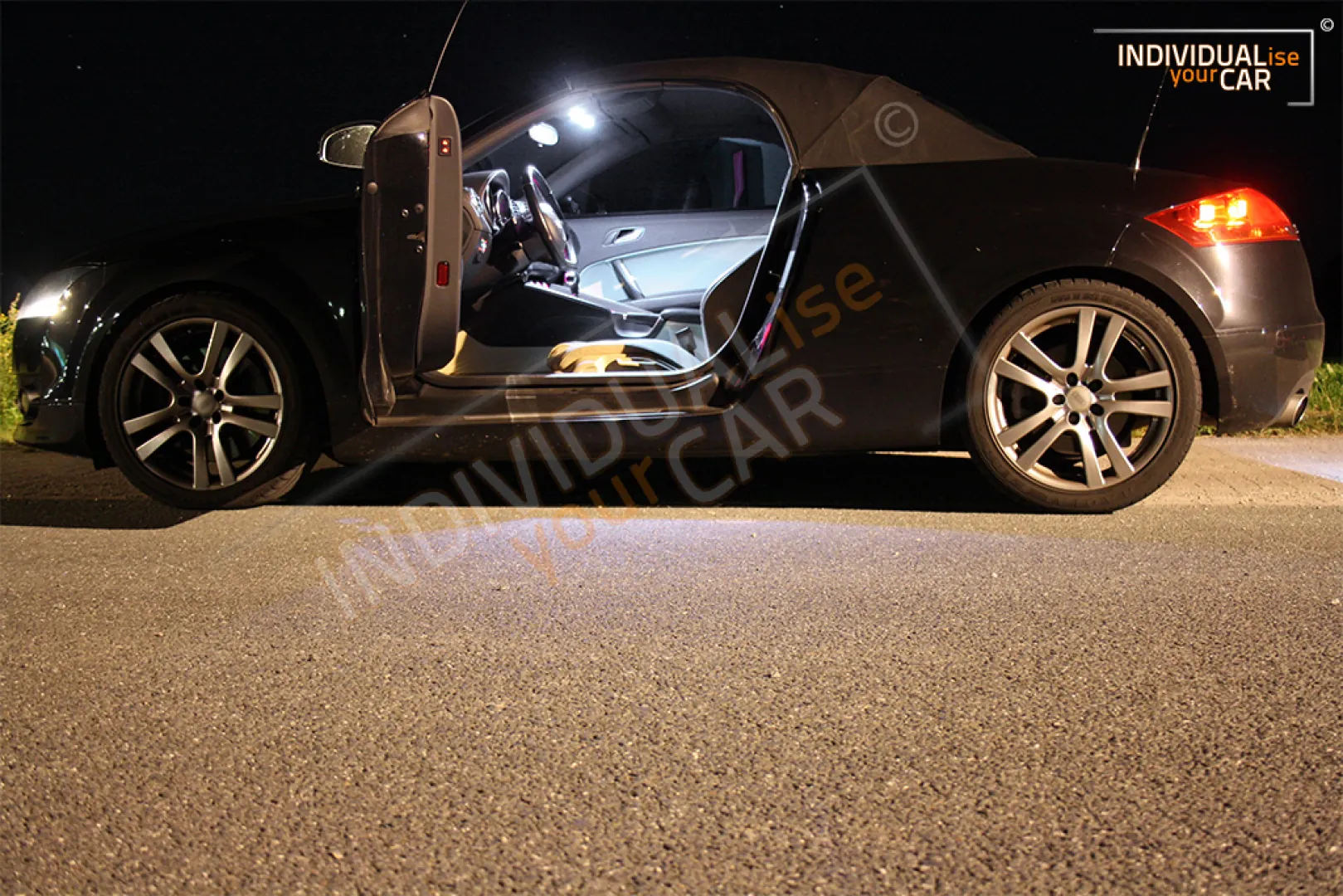 Kit d'éclairage intérieur LED pour Audi TT 8J Roadster