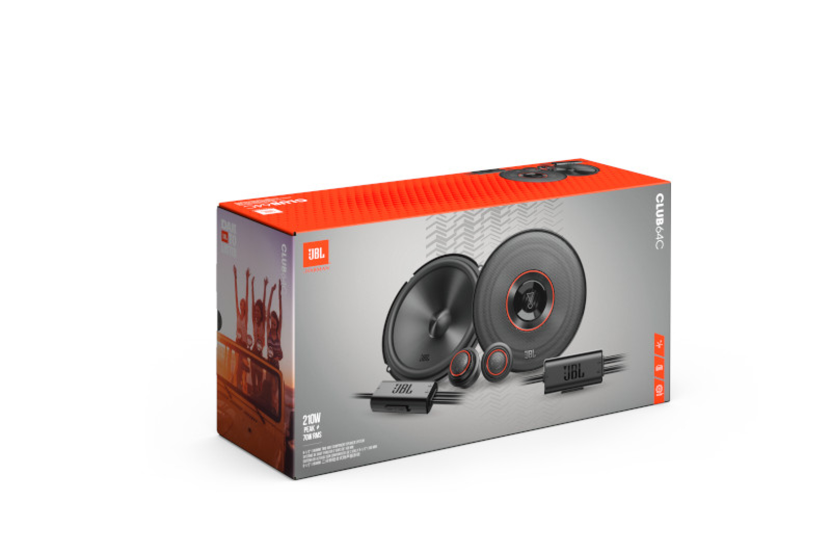 JBL® Club 64C Speaker Set - Component Speakers