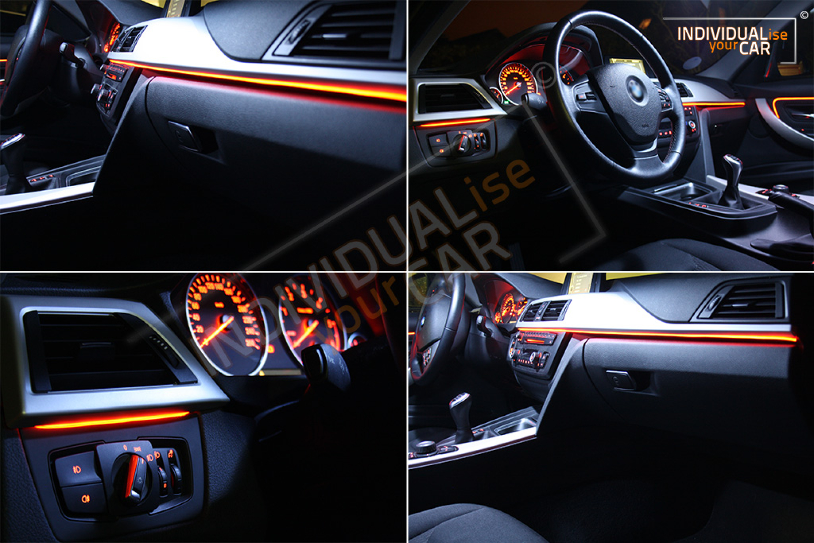 3 Series F30/F31 Dashboard EL Ambience Light Strip