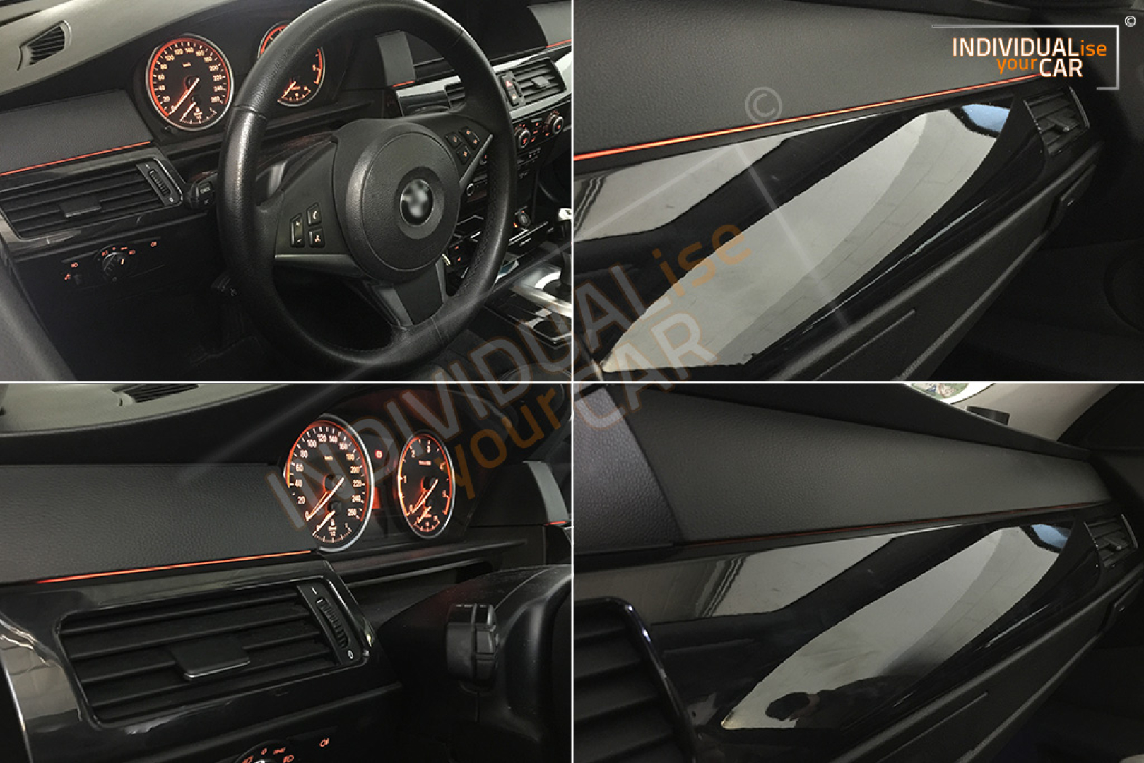 5 Series E60 E61 Dashboard EL Ambience Light Strip