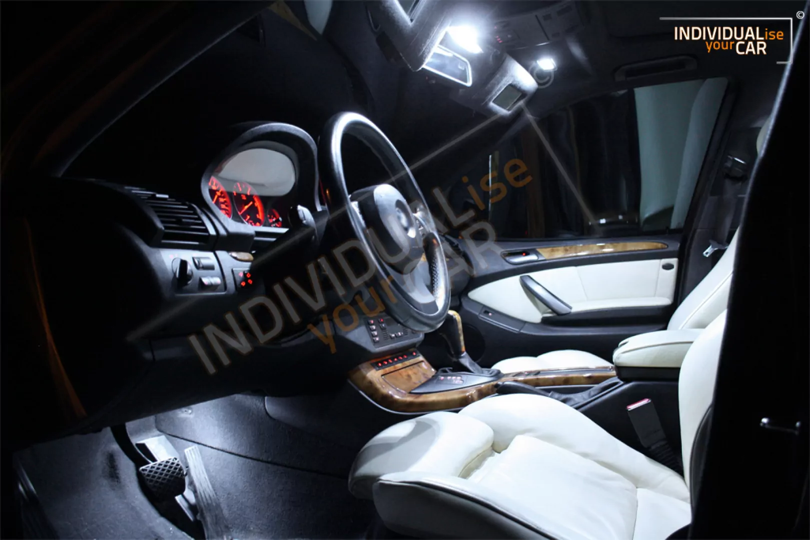 LED Innenraumbeleuchtung SET für BMW X5 E53 - Pure-White