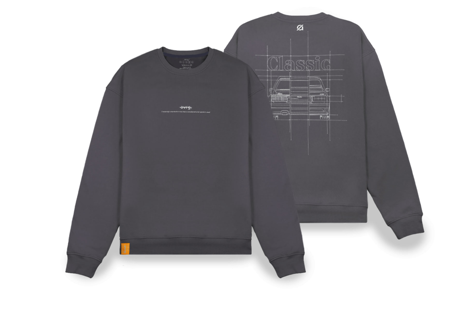 Sweatshirt avrg.® "Classic" Dark Grey
