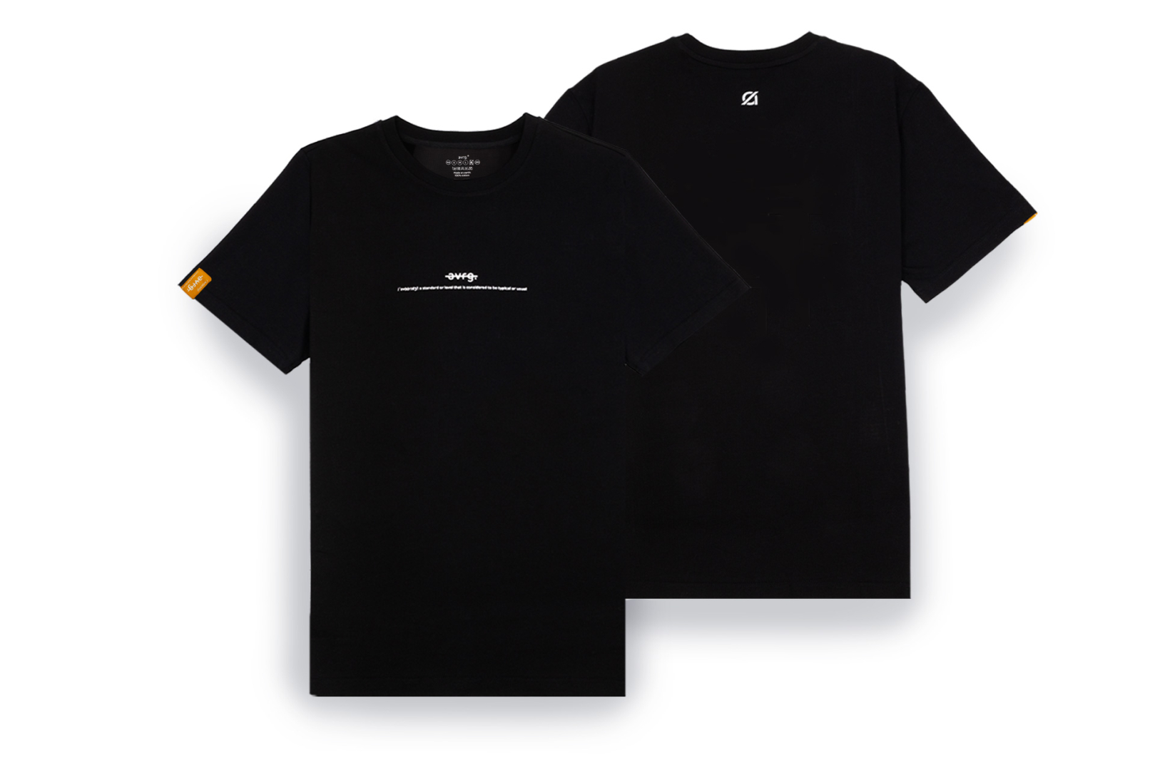 T-Shirt avrg.® "Identity" schwarz