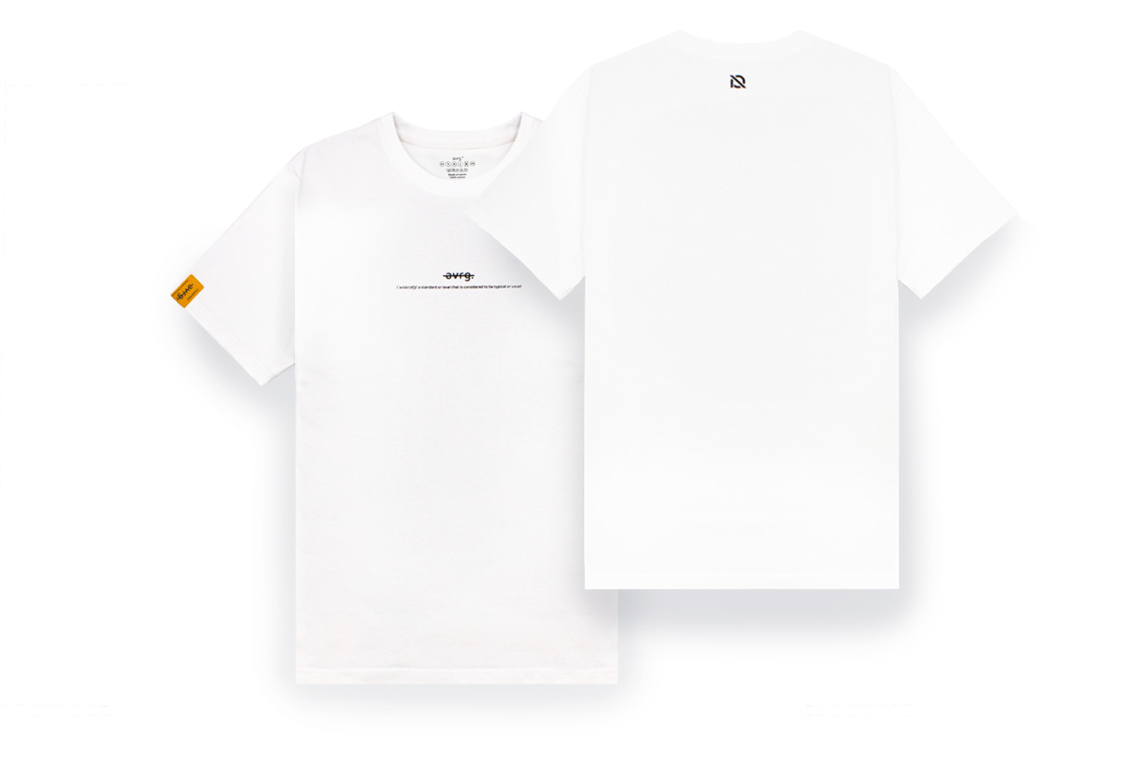 T-Shirt avrg.® "Identity" weiß