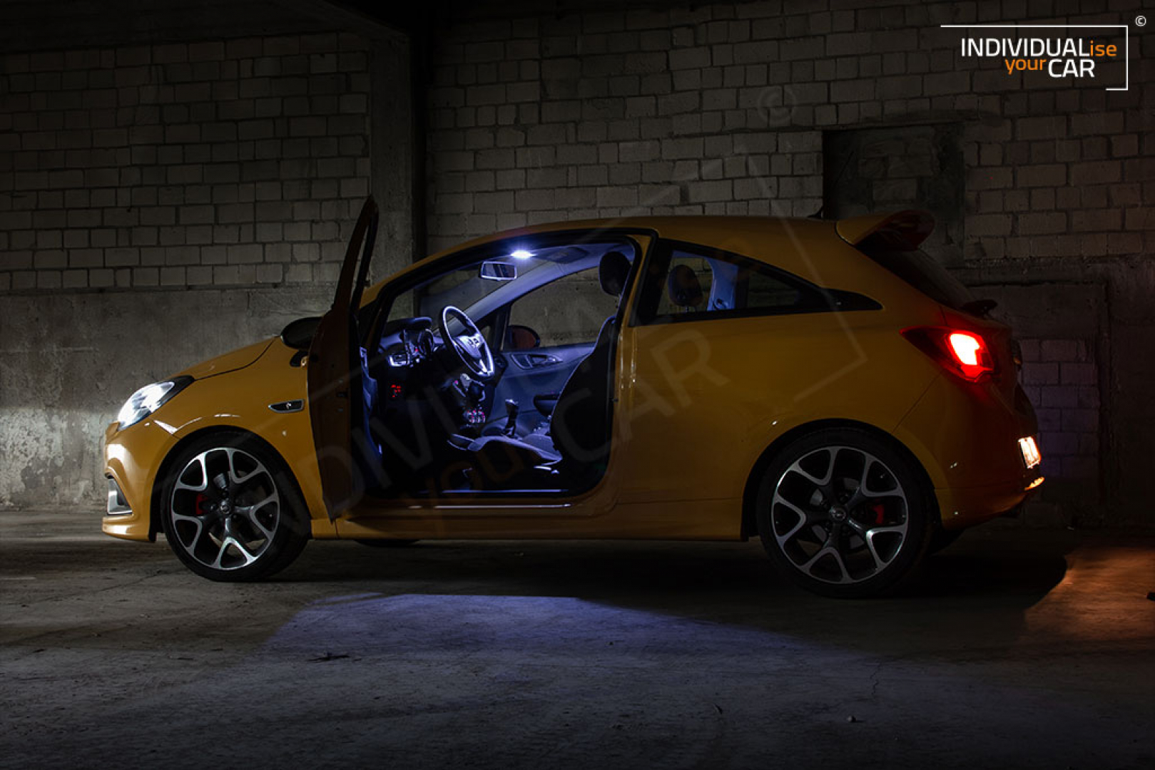 IYC - LED Innenraumbeleuchtung SET für Opel Corsa E 3-Türer - Cool