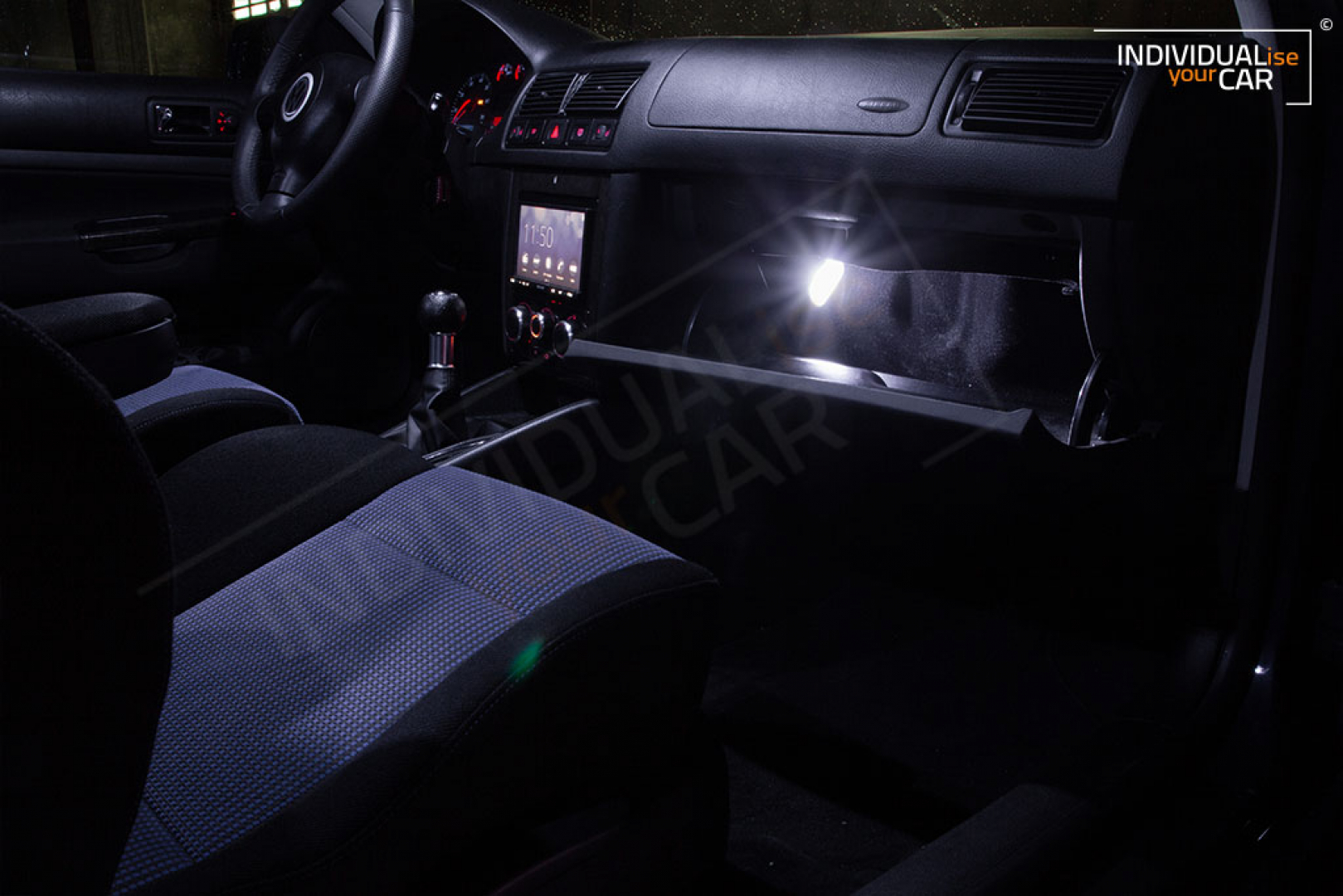 IYC - LED Innenraumbeleuchtung SET für VW Golf 4 3-Türer - Pure White