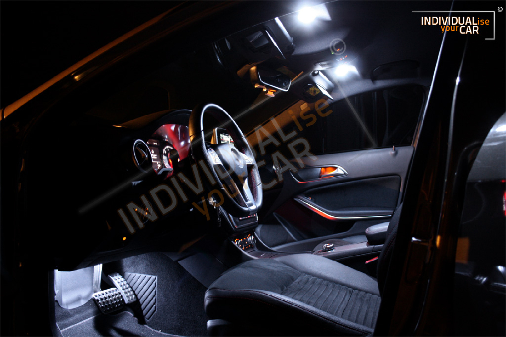 LED Innenraumbeleuchtung SET passend für Mercedes - Benz A-Klasse W176 - Cool-White