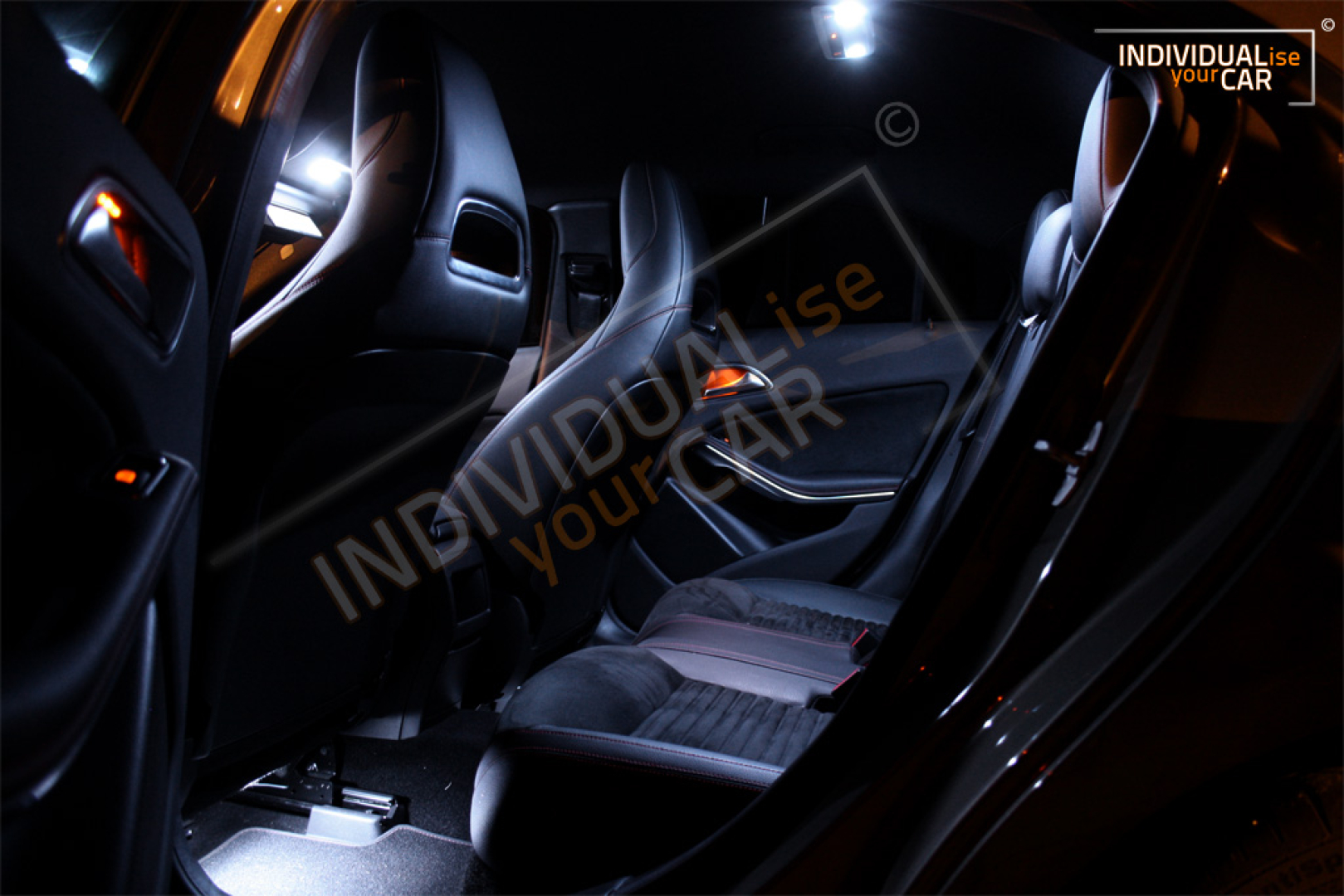 LED Innenraumbeleuchtung SET passend für Mercedes - Benz A-Klasse W176 - Cool-White