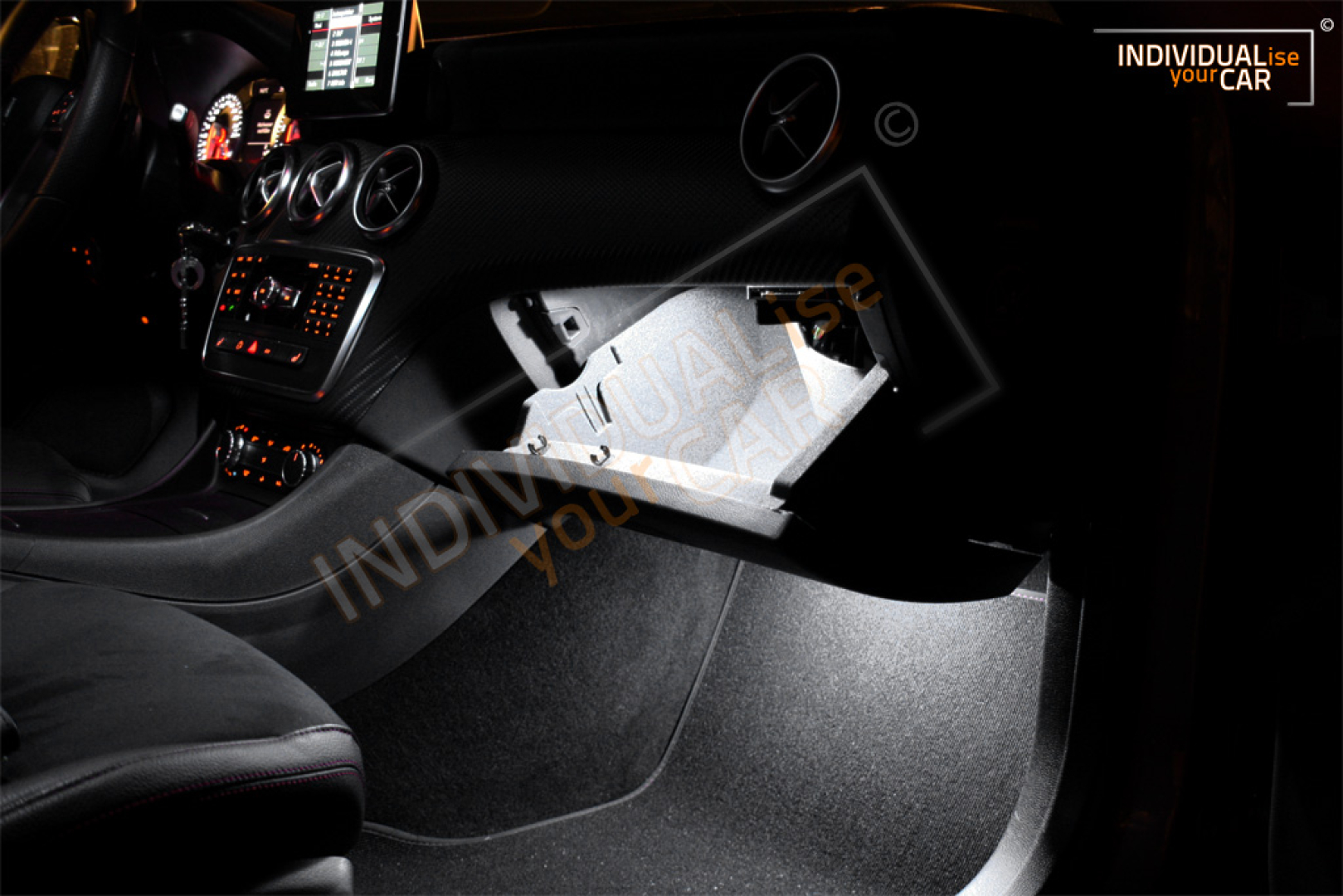 LED Innenraumbeleuchtung SET passend für Mercedes - Benz A-Klasse W176 - Pure-White
